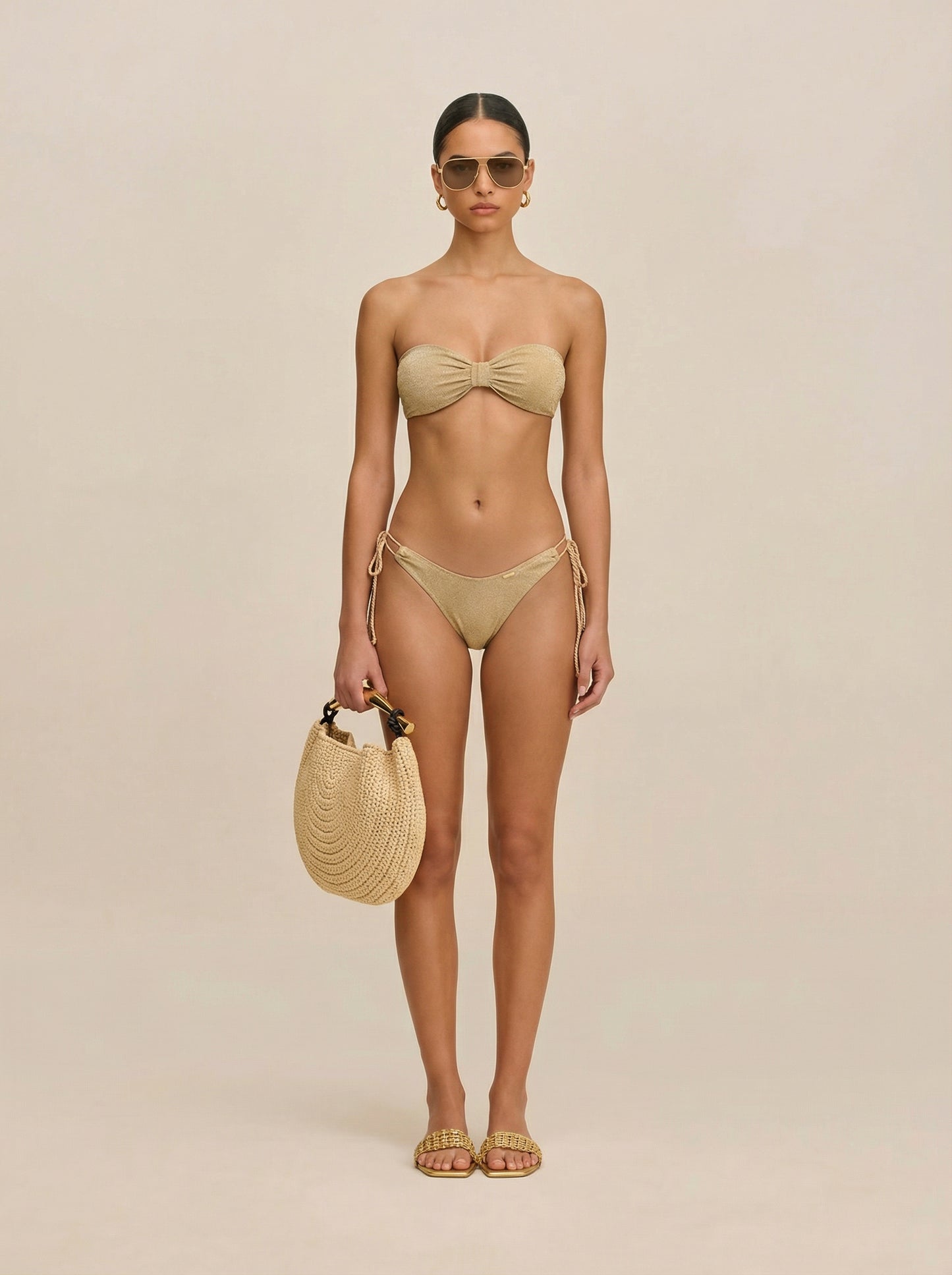 Dare to Shine - Golden Bikini Bottom