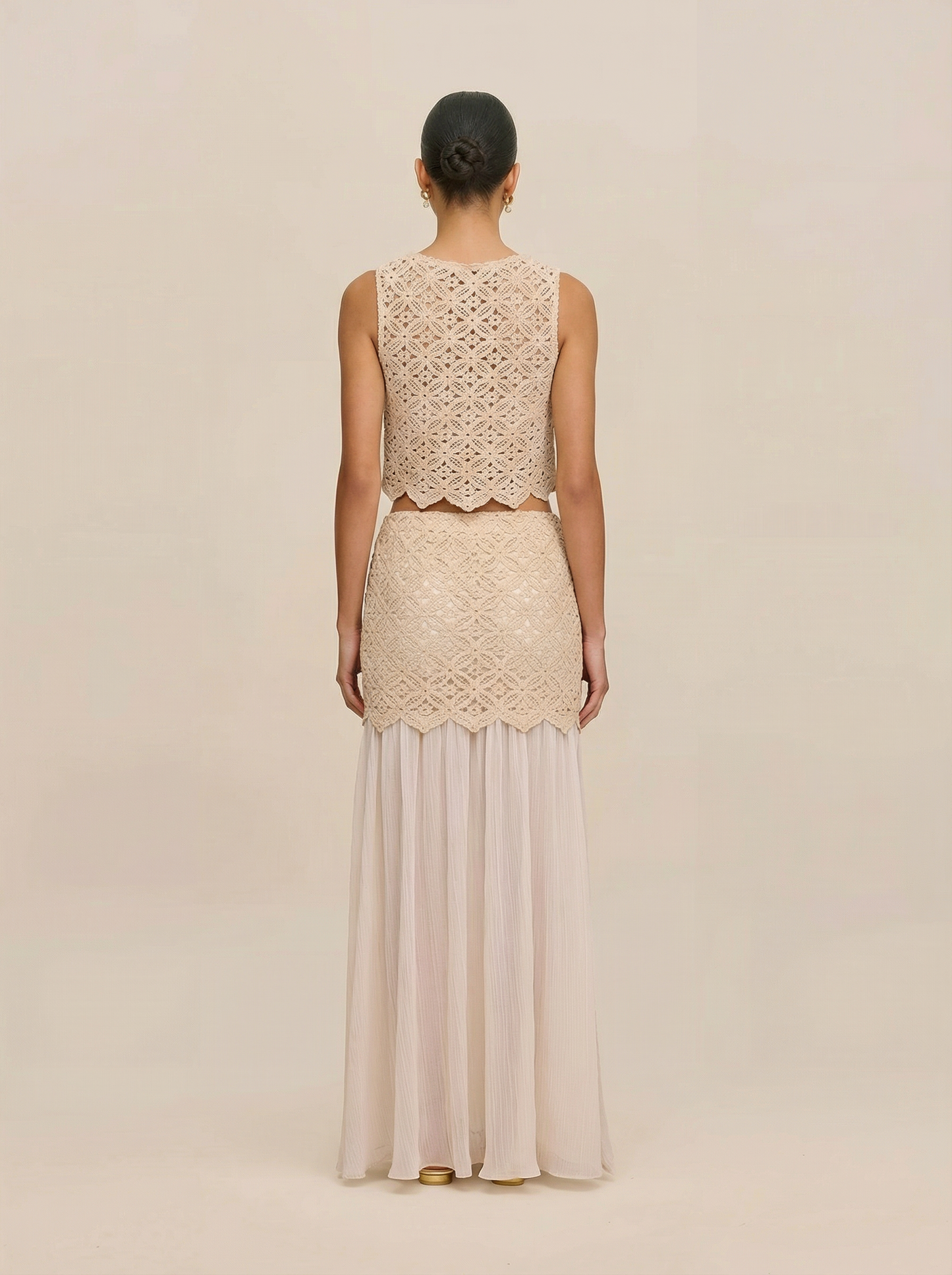 Dune Crochet Set - Beige