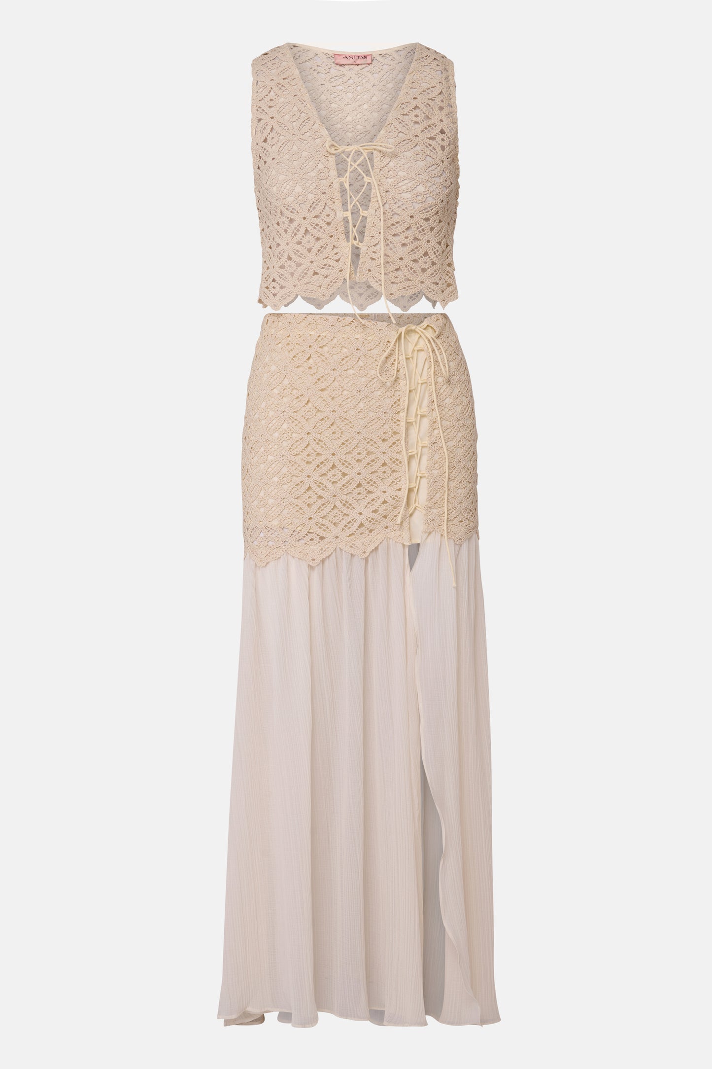Dune Crochet Set - Beige