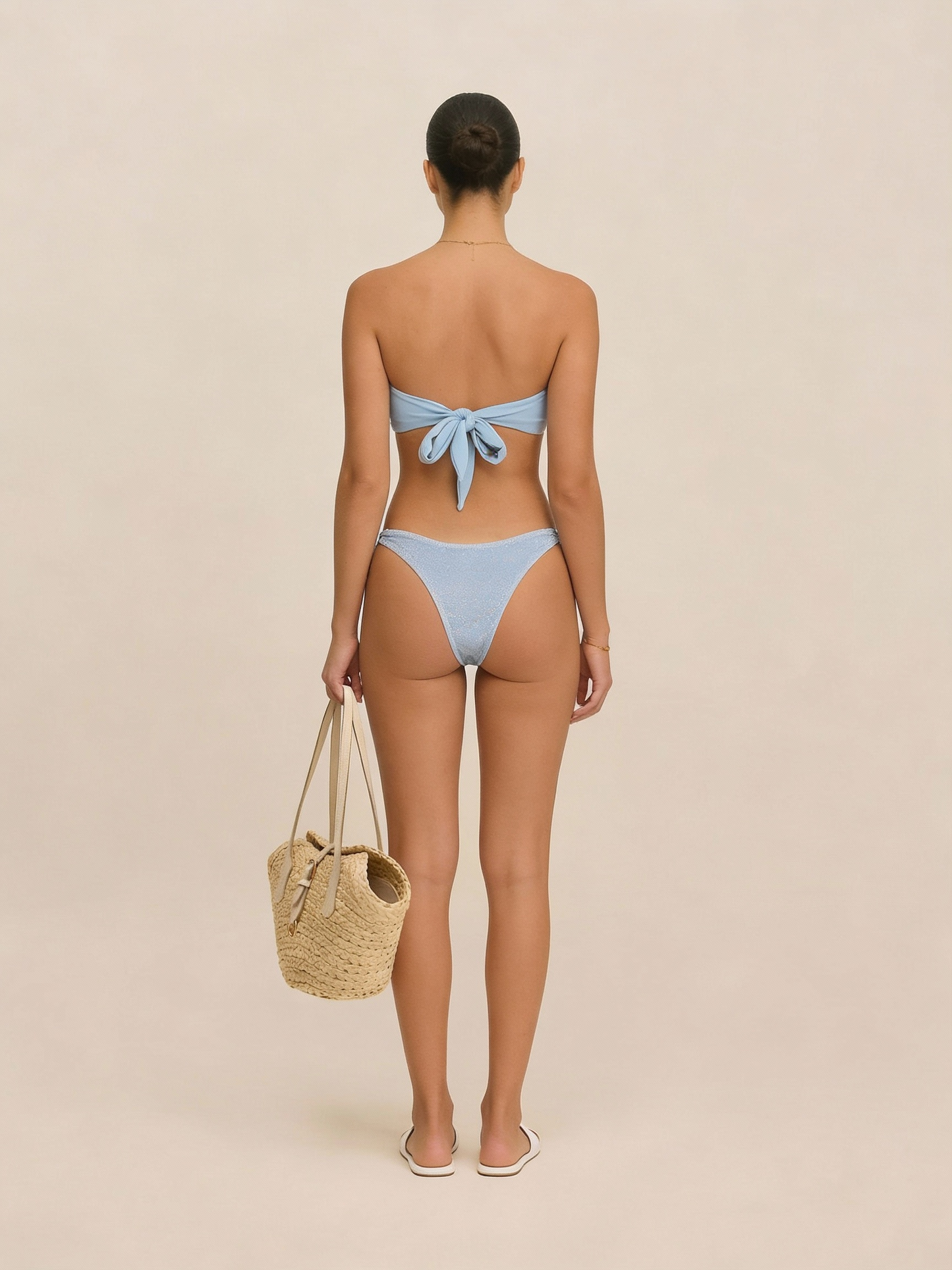 Dare to Shine - Blue Shimmer Bikini Top